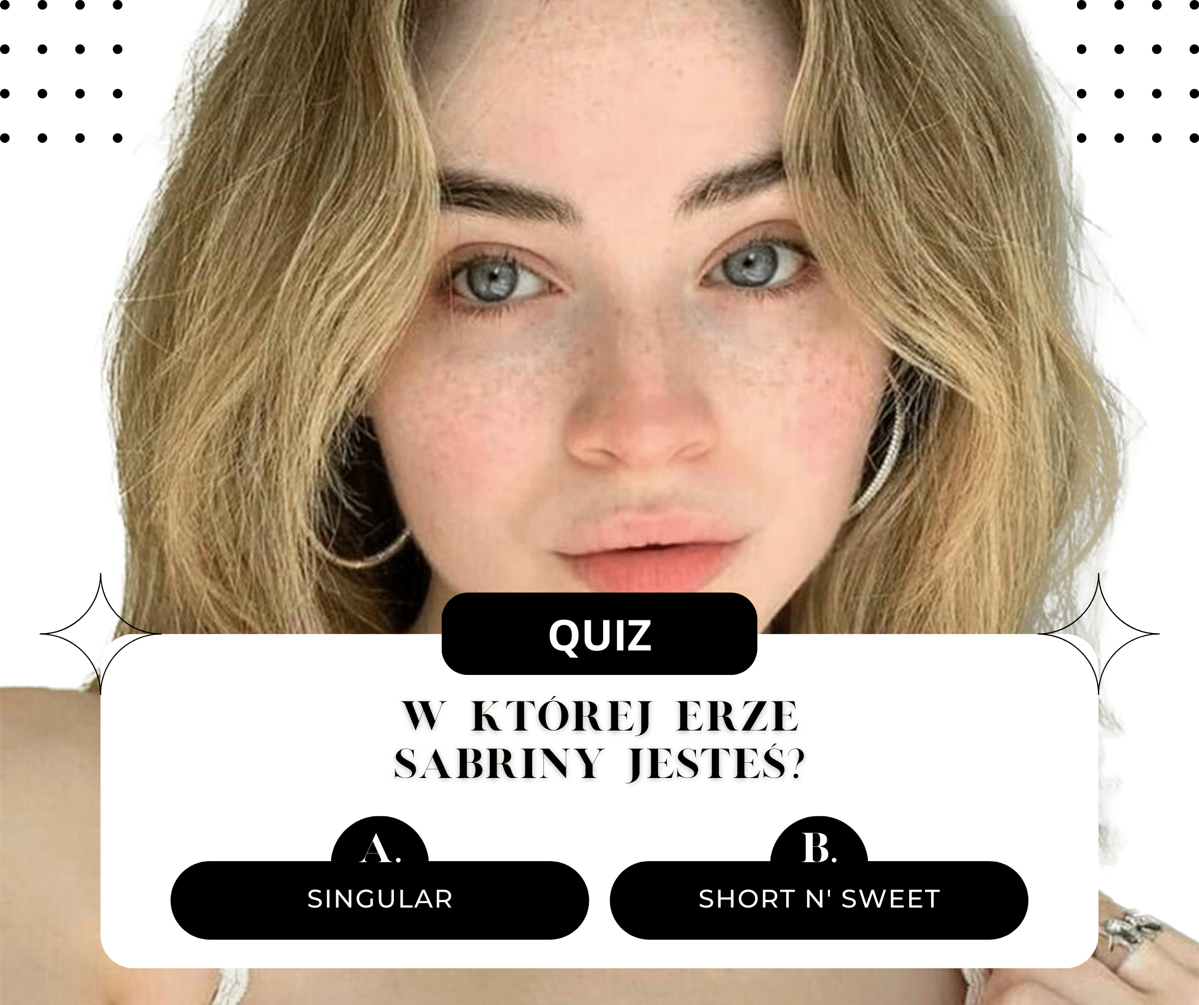 QUIZ: W której erze Sabriny Carpenter mentalnie żyjesz? (wersja MĘSKA)